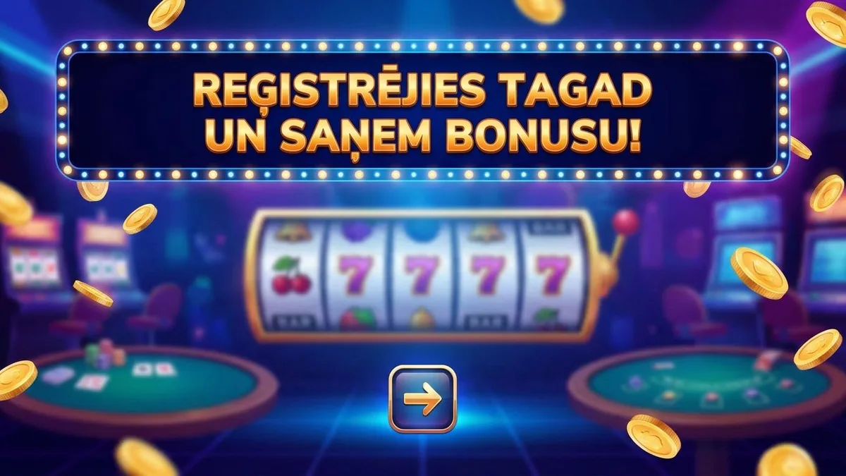 Reģistrācija ar bonusu